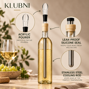 Klubni Stem - Wine Chilling Stick with Aerating Pourer